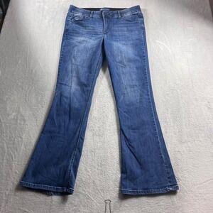 Democracy Absolution Womens Size 12 Bootcut Jeans Medium Wash Blue Denim